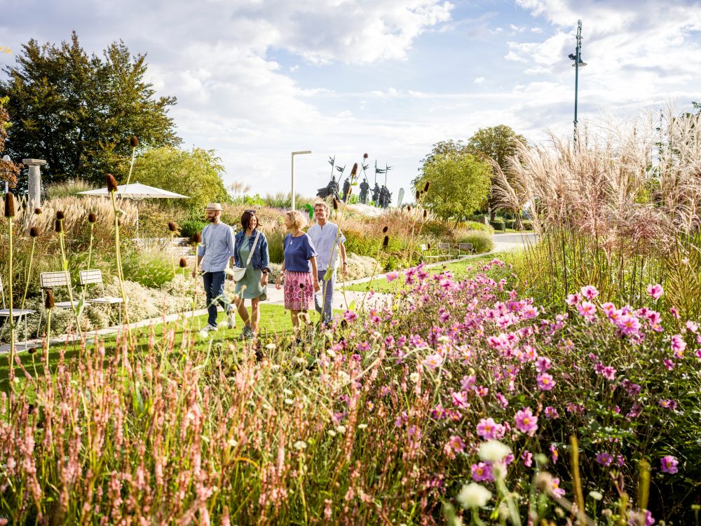Der neu gestaltete Nibelungenplatz in Tulln