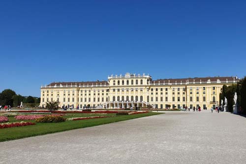 Blick auf Schloss Schönbrunn