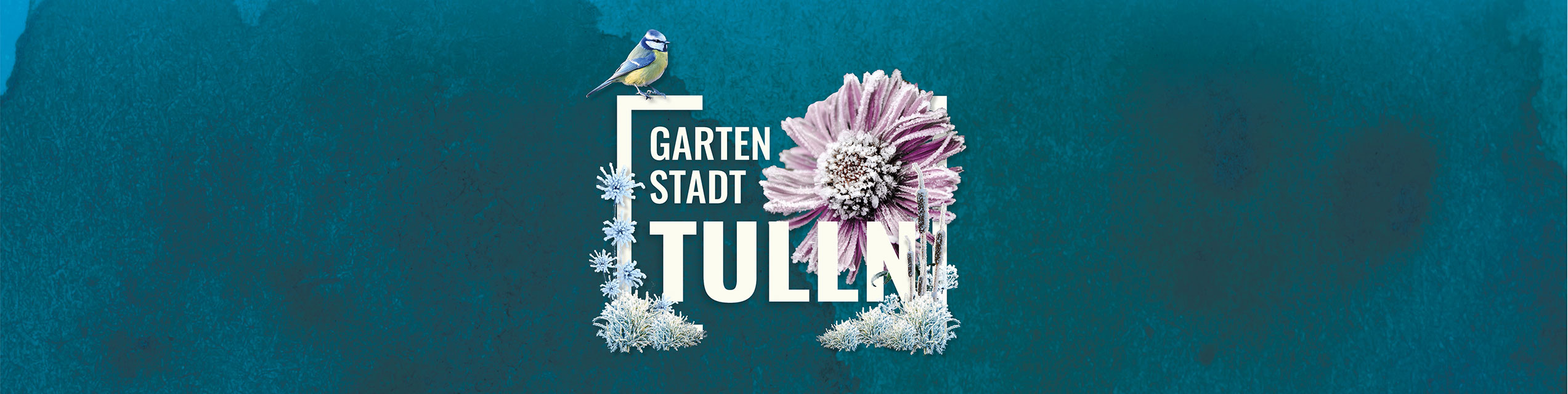 Winter-Logo der Gartenstadt Tulln