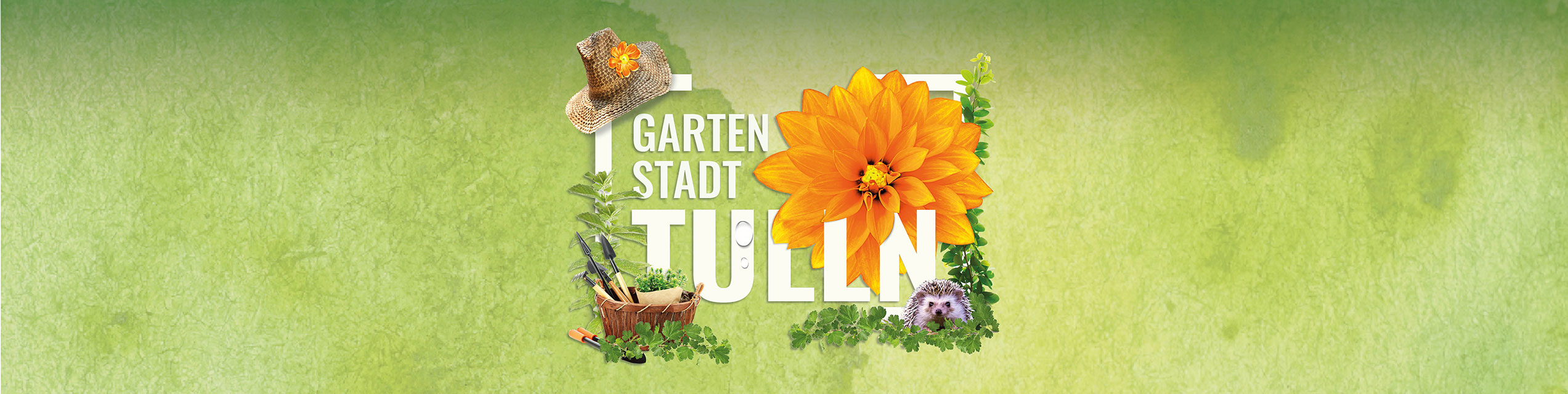 Sommer-Logo der Gartenstadt Tulln