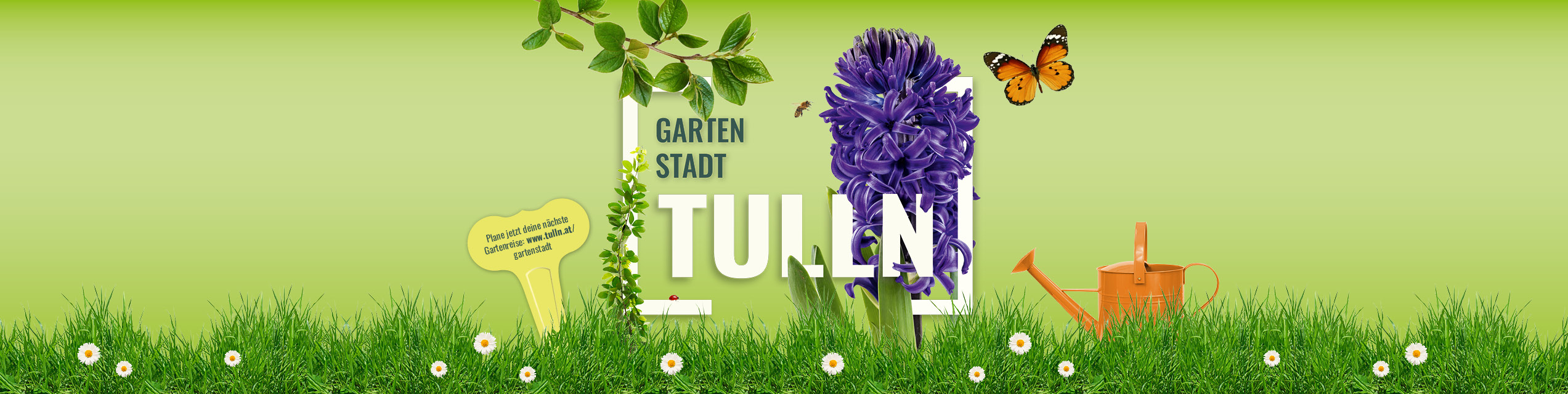 Gartenreise-Logo der Gartenstadt Tulln