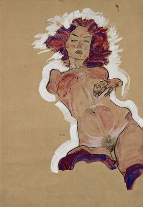 Egon Schiele, Weiblicher Akt, 1910