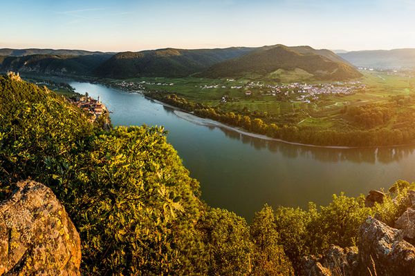 (c) Niederösterreich Werbung, Michael Liebert Die Wachau mit Blick auf Dürnstein – ein beliebtes Ausflugsziel in Niederösterreich