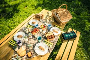 Picknick von der Gastwirtschaft Floh