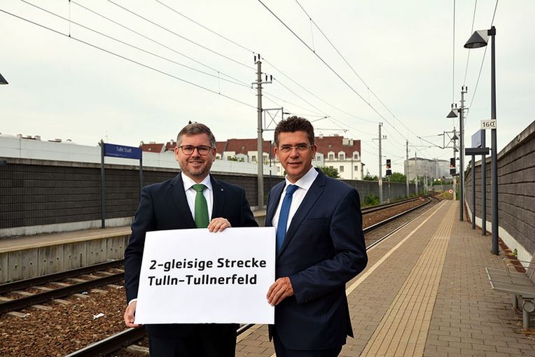 Sensationelle Weichenstellung: Zweigleisiger Ausbau Tulln-Tullnerfeld 