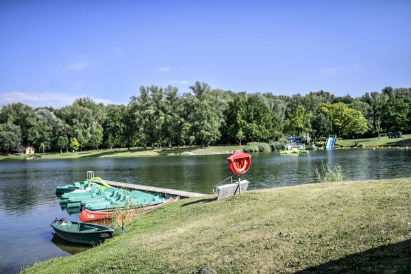 Blick auf das Tullner Aubad