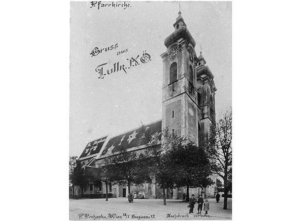 Stadtpfarrkirche St. Stephan, um 1900 Stadtpfarrkirche St. Stephan, um 1900