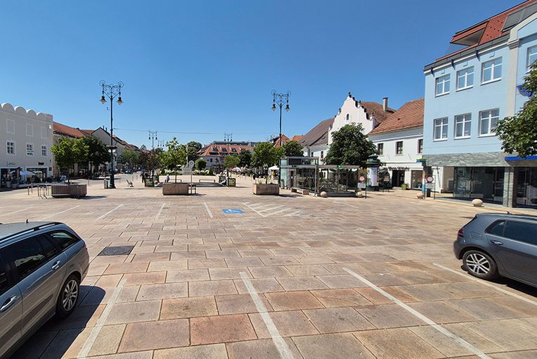 Projektwettbewerb: Tullns Hauptplatz soll hitzereduzierter und grüner werden