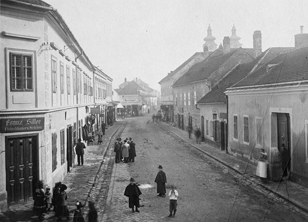 Wiener Straße, um 1902 Wiener Straße, um 1902