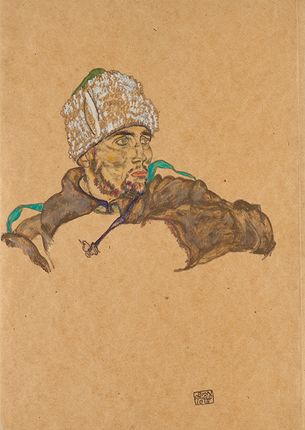 Egon Schiele, Russischer Kriegsgefangener, 1915