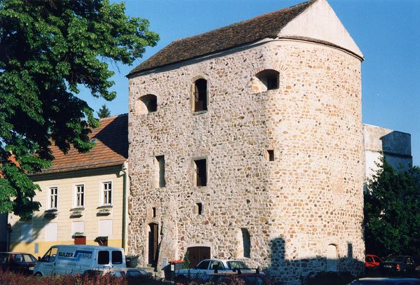 Römerturm entlang des Donaulimes – historisches Erbe am Fluss.