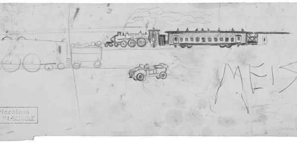 Egon Schiele - Eisenbahn in Tulln – 1900