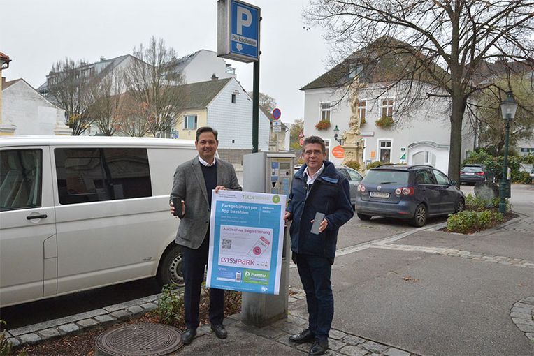 Handyparken in Tulln – ab 1. Dezember mit zwei weiteren Apps nutzbar