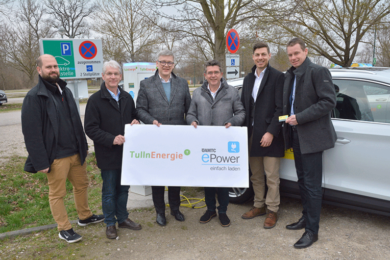 TullnEnergie-Ladekarte jetzt auch an rund 600 ÖAMTC ePower Ladepunkten gültig