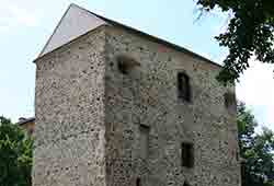 Ansicht des alten Römerturms in Tulln.